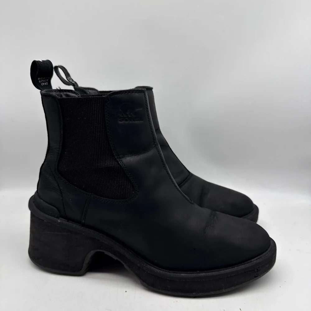 Sorel Chelsea Heel Boot 10 Hi- Line Chunky Lug Sole Gorpcore Edgy Streetwear